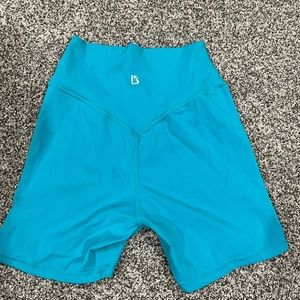 Blue buff bunny biker shorts